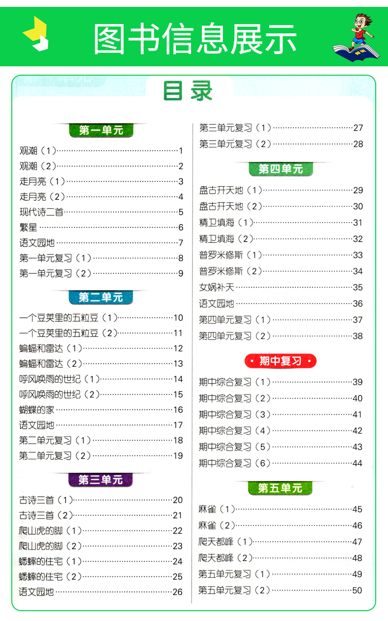 官方正版 2020秋季新版 阳光同学默写小达人 语文四年级上册人教版RJ 小学生4年级同步课本教材练习册