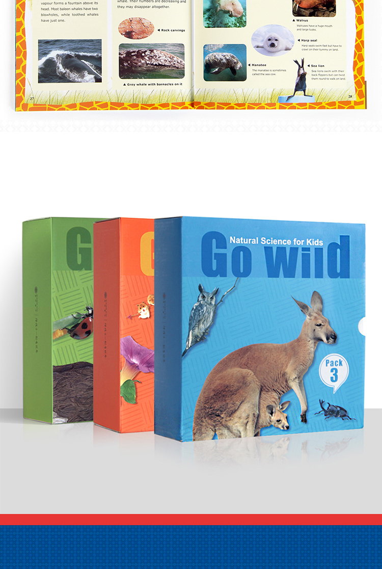 原版进口|英文绘本 宾果儿童自然科学第全辑Go wild!Natural Science for kids 60册套儿童宝宝自然科普绘本动物 支持点读盖世童书