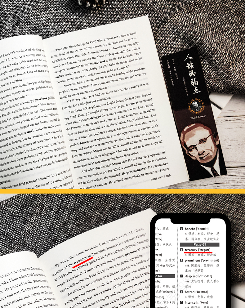 人性的弱点英文原版 卡耐基正版 原著 全集 中学生课外书籍必读读物 每天读一点英文 英语课外阅读英语原文小说书籍世界经典名著