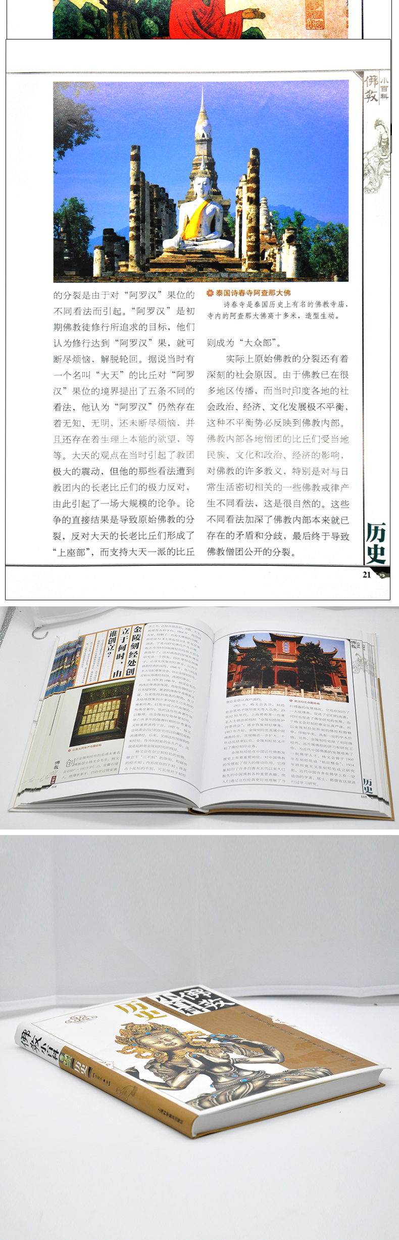 佛教小百科系列历史 禅经书佛经佛学经典书籍入门 中国大众哲学史佛养心道养性佛教书籍