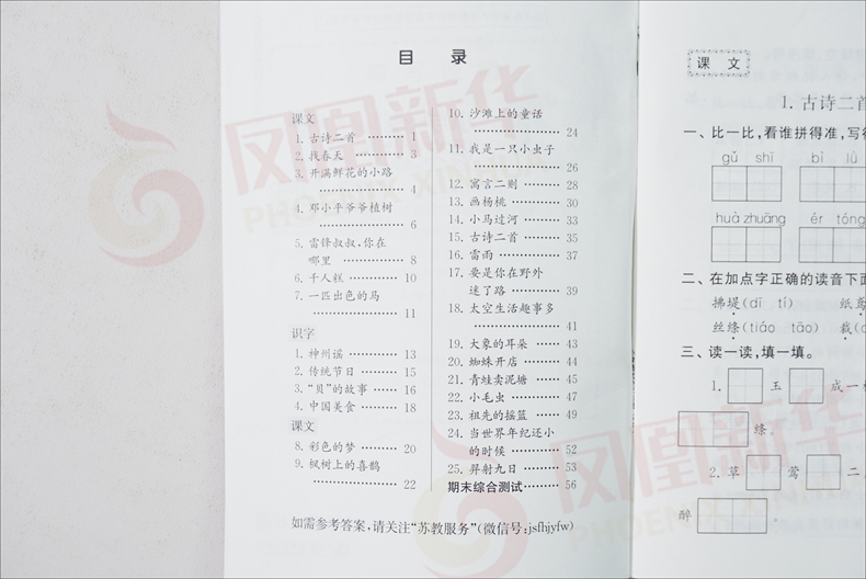 人教版 二年级下册 小学语文补充习题 义务教育教科书配套用书 2年级下册 小学生语文课本教材学生用书小学教材语文书配套补充习题