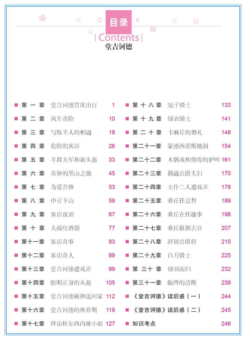 正版 堂吉诃德 名师精读版小学生课外阅读物