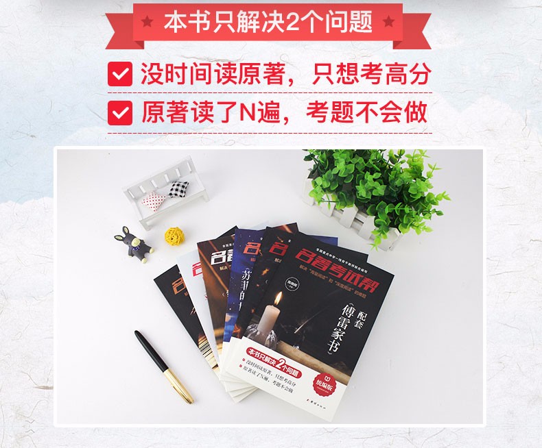 名著考试帮 初八年级下册 只针对名著考点重点轻松拿高分 配套阅读 傅雷家书钢铁是怎样炼成的苏菲的世界