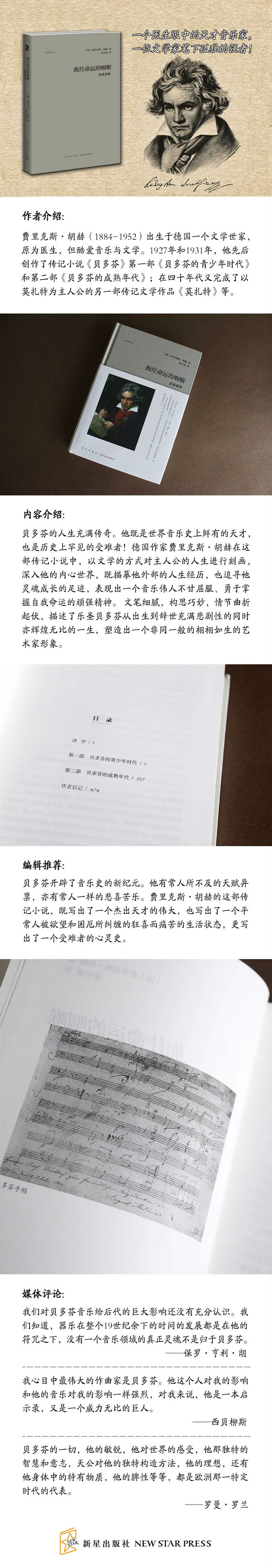 扼住命运的咽喉--贝多芬传