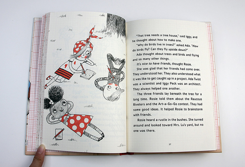 预订英文原版 Rosie Revere And The Raucous Riveters 儿童启蒙趣味游戏童书插画绘本书籍