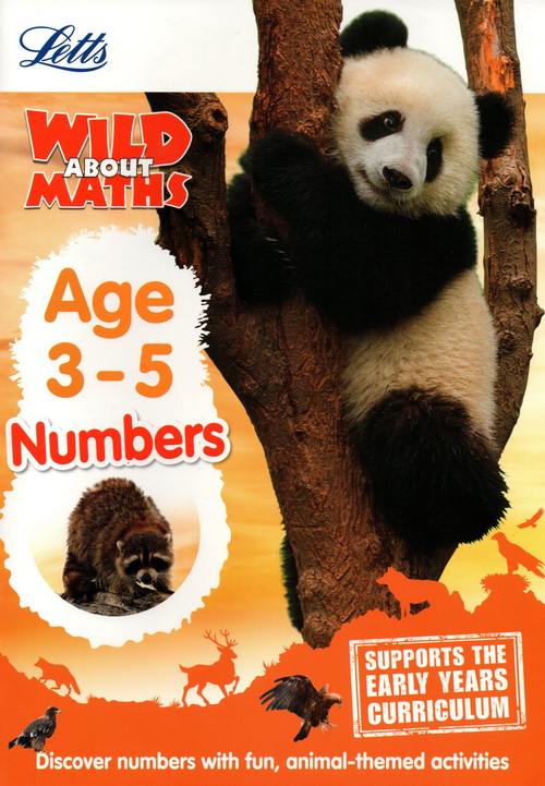 套装一 3-5岁 英文原版 Collins Letts Wild About 系列 Number Writing Counting Alphabet Phonics 少儿科普练习册 5册附答案
