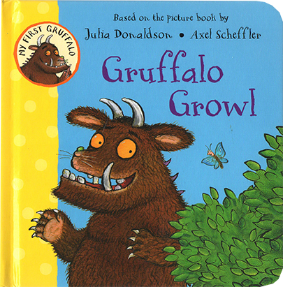 英文原版 Hello Gruffalo 4册礼品手提袋纸板书 咕噜牛作者 Julia Donaldson 睡前纸板书4册 幼儿启蒙认知  Axel Scheffle