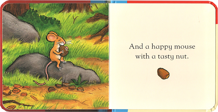 英文原版 Hello Gruffalo 4册礼品手提袋纸板书 咕噜牛作者 Julia Donaldson 睡前纸板书4册 幼儿启蒙认知  Axel Scheffle