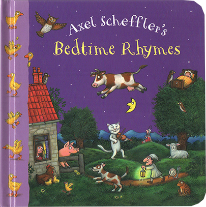 英文原版 Axel Scheffler’s 4册 礼品手提袋纸板书 咕噜牛插画师 幼儿启蒙认知英语学习 Axel Scheffle