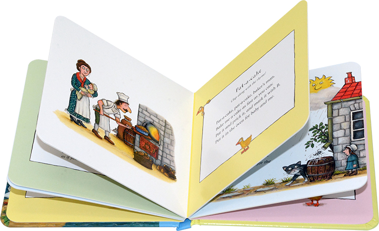 英文原版 Axel Scheffler’s 4册 礼品手提袋纸板书 咕噜牛插画师 幼儿启蒙认知英语学习 Axel Scheffle