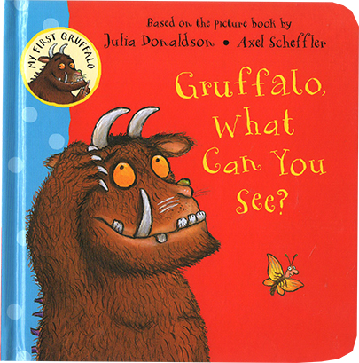 英文原版 Hello Gruffalo 4册礼品手提袋纸板书 咕噜牛作者 Julia Donaldson 睡前纸板书4册 幼儿启蒙认知  Axel Scheffle