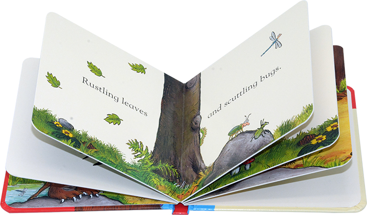 英文原版 Hello Gruffalo 4册礼品手提袋纸板书 咕噜牛作者 Julia Donaldson 睡前纸板书4册 幼儿启蒙认知  Axel Scheffle