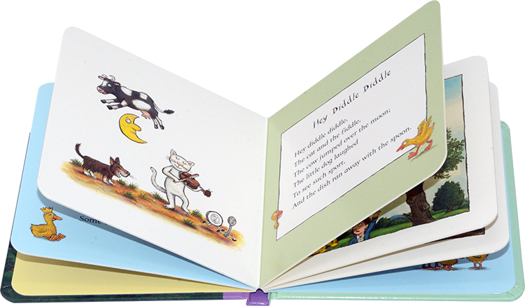英文原版 Axel Scheffler’s 4册 礼品手提袋纸板书 咕噜牛插画师 幼儿启蒙认知英语学习 Axel Scheffle