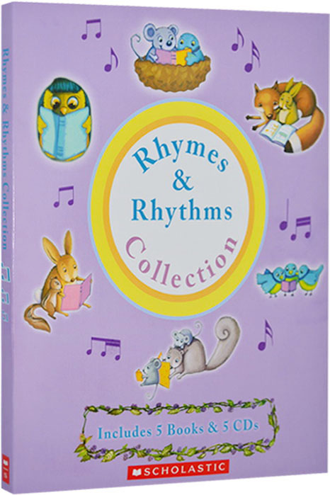 英文原版儿童歌谣绘本 Book of Rhymes and Rhythms Complete 5册附CD 吴敏兰书单推荐