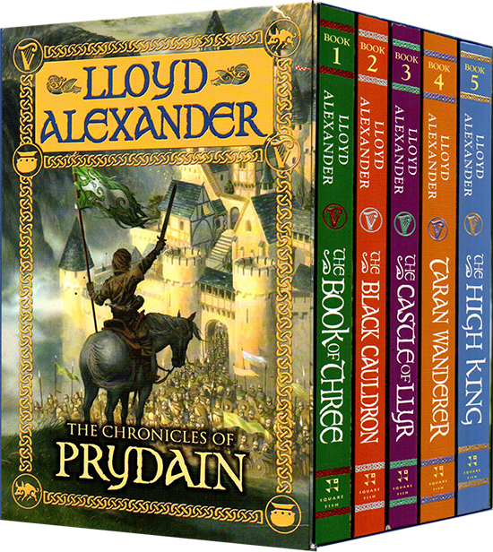 英文原版 The Chronicles of Prydain 布莱德恩编年史 5册盒装 纽伯瑞文学作品 奇幻小说 劳埃德亚历山大 Lloyd Alexander