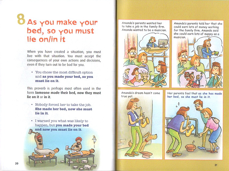 谚语俗语 学乐出品 Scholastic In Action Proverbs 画里画外轻松学英语 3册漫画版图解英语 英文原版