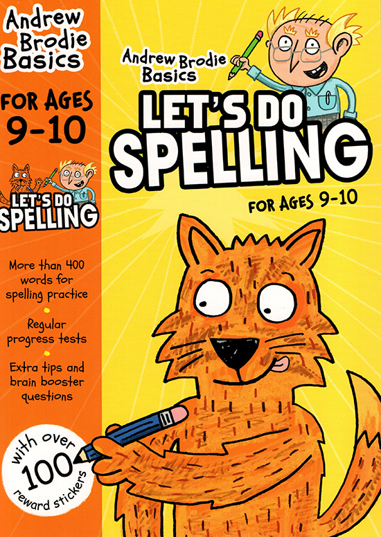 英国小学教辅综合练习 Andrew Brodie Let’s do Spelling/Comprehension/Grammar 9-10岁 5册套装 外语学校课外辅导用书