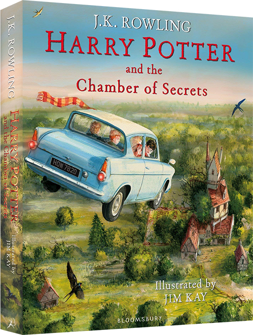 现货 英国彩绘版第二部 哈利波特与密室 Harry Potter and the Chamber of Secrets Illustated Edition JK罗琳