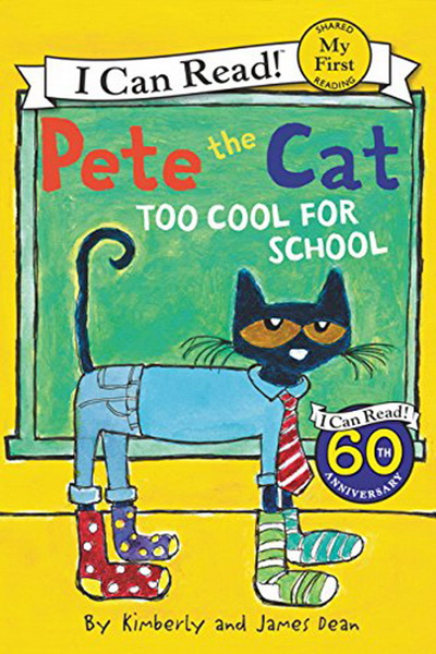 共16册 入门级14册+赠一阶段2册 皮特猫英文原版绘本 I Can Read Pete the Cat 儿童分级读物启蒙学习英文版 Pete at the Beach