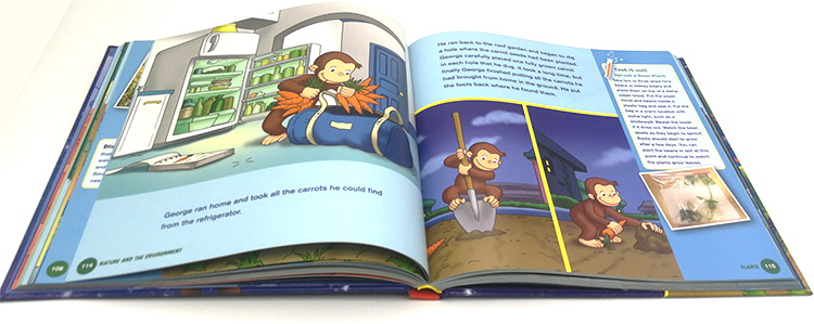 英文原版 Curious George’s Big Book of Discovery 好奇猴乔治 精装绘本 8个故事合辑 百科知识 儿童图画故事书