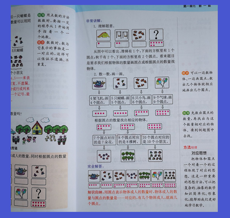 【江苏版】2020秋新版 通城学典 非常课课通数学一年级上配苏教版教材  小学1年级上册数学同步课时教材讲解教辅资料书 含答案