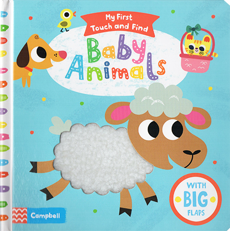 英文原版 My First Touch and Find系列 Baby Animals/Emergency 纸板触摸书 2册合售 儿童认知识物 亲子早教图画绘本