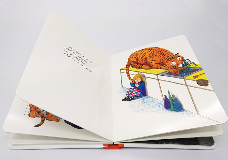 英文原版 The Tiger Who Came To Tea 50周年纪念版 老虎来喝下午茶 纸板书 Judith Kerr 常青藤爸爸推荐
