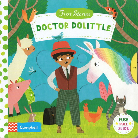 Doctor Dolittle 怪医杜立德 First Stories 童话篇操作机关书 英文原版绘本 亲子互动故事 BUSY系列纸板 英语启蒙认知