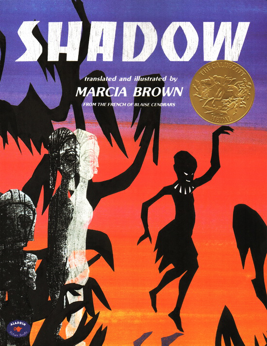 英文原版绘本 Shadow 影子 凯迪克金奖 名家 Marcia Brown 儿童启蒙图画故事书