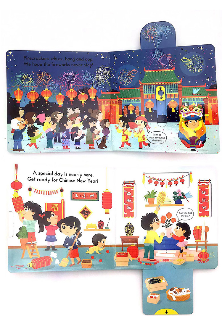 春节英语绘本六年级图片