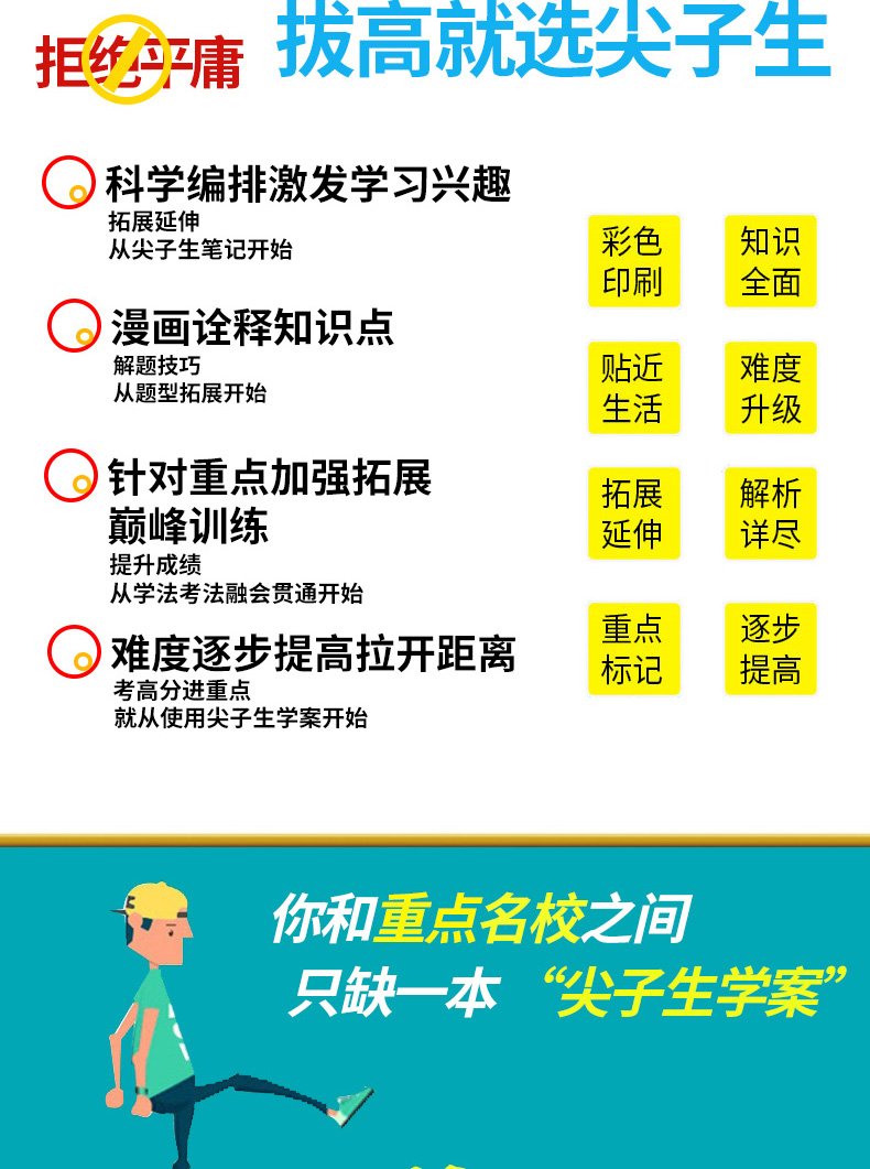 2020新版 尖子生学案八年级下册数学人教版RJ 初二数学同步课本讲解练教辅书练习题册 初中疑难题知识方法图册含习题答案