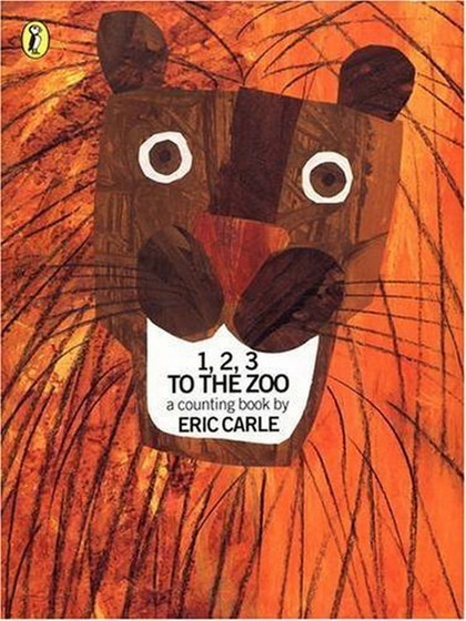 英文原版 1 2 3 to the Zoo 数字动物园 儿童启蒙纸板书 艾瑞卡尔 吴敏兰书单 Eric Carle 图画书