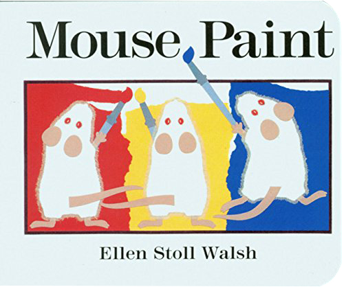 英文原版绘本 Mouse Count/Paints 2册 纸板书 幼儿启蒙图画书 吴敏兰 廖彩杏推荐主题书单