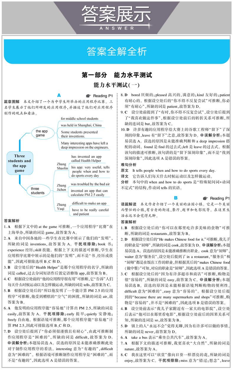 曲一线2021版53英语八年级完形填空150+50篇5五年中考3三年模拟初二英语完形填空专项集训五三英语完行填空专项突破