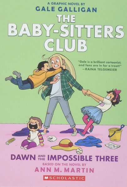 英文原版 The Baby Sitters Club Graphix 俏保姆俱乐部7册 全彩漫画 儿童课外阅读故事书