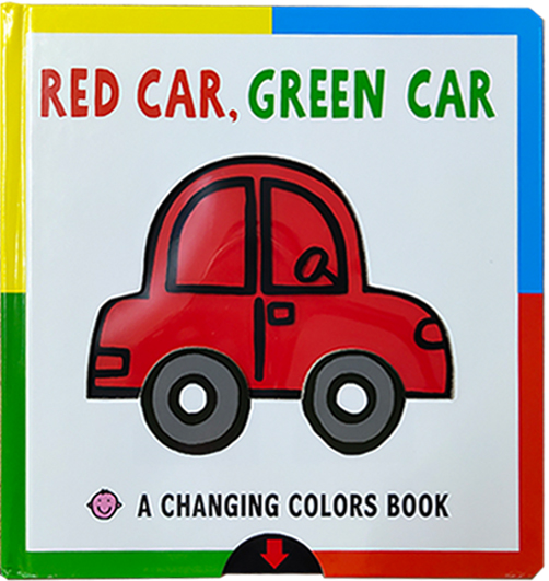 预售 英文原版绘本 Red Car Green Car 幼儿颜色启蒙认知 抽拉操作纸板书 交通工具系列 Roger Priddy单词学习书