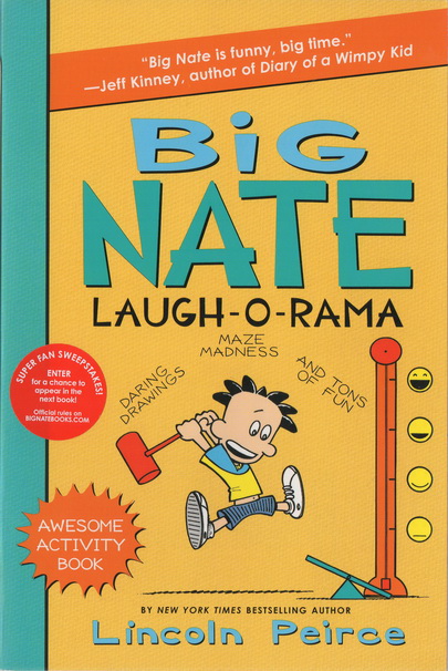 14册 Big Nate 我们班有个捣蛋王系列 大内特冒险记英文原版青少年课外阅读 儿童爆笑漫画章节书含8册章节书+6册活动书