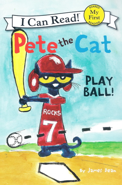 共16册 入门级14册+赠一阶段2册 皮特猫英文原版绘本 I Can Read Pete the Cat 儿童分级读物启蒙学习英文版 Pete at the Beach