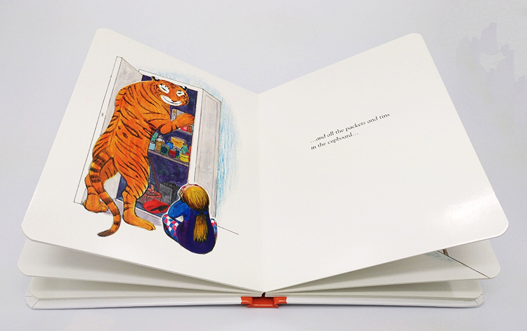 英文原版 The Tiger Who Came To Tea 50周年纪念版 老虎来喝下午茶 纸板书 Judith Kerr 常青藤爸爸推荐