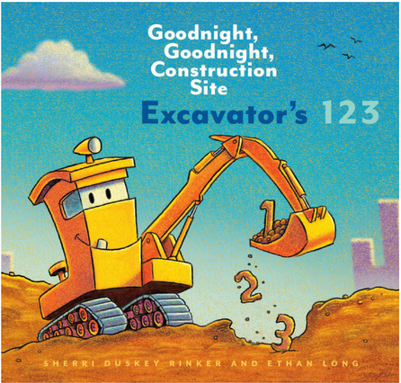 英文原版 Goodnight  Goodnight  Construction Site ABC 123 Shapes Colors 晚安工地上的车系列 4册 纸板书 幼儿启蒙认知图画书