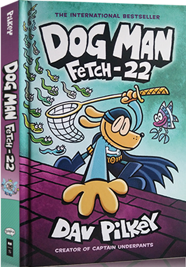 第八册 神探狗狗的冒险 英文原版 The Adventures of Dog Man 8 内裤超人队长作家 Dav Pilkey 漫画幽默图画故事书