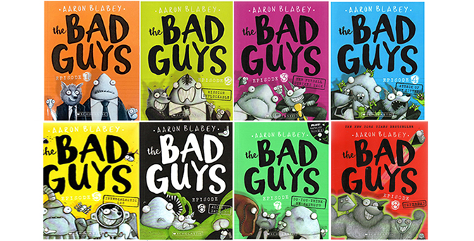 现货 英文原版 The Bad Guys Episode 我是大坏蛋 8册 儿童漫画电影小说 桥梁章节书 英语课外阅读提升 Aaron Blabey 学乐出版社