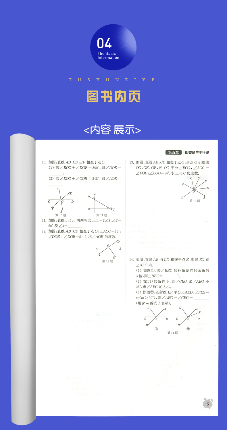 人教版江苏适用 2020全新 通城学典 课时作业本七年级下册数学7年级初一下册 同步教材课时随堂天天练初中教辅辅导书
