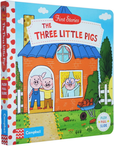 The Three Little Pigs 三只小猪 First Stories 童话篇操作机关书 英文原版绘本 亲子互动故事 BUSY系列纸板 英语启蒙认知