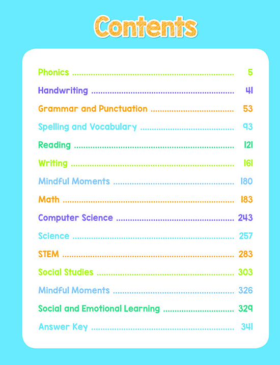 英文原版 Top Student 优等生系列 Grade K K 1 2 幼儿园 一二年级 4册合售 Evan Moor 美国加州教材 全彩家庭教辅 附答案贴纸