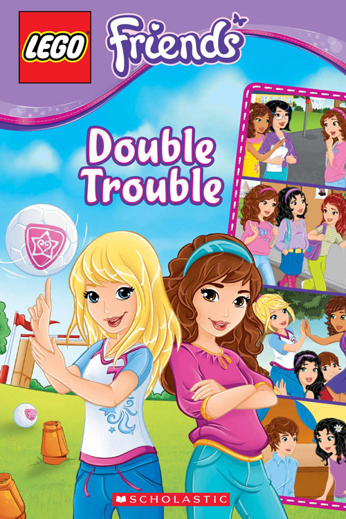 英文原版 Lego Friends Double Trouble/Andrea Takes the Stage 2册 乐高好朋友女孩系列 女孩连环画故事书