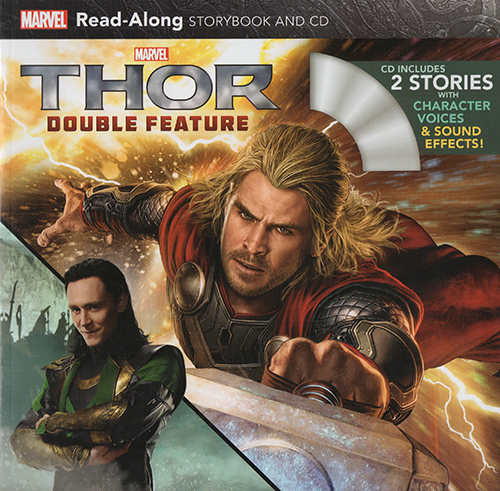 英文原版绘本 漫威复仇者联盟 Thor Double Feature Marvel 雷神 2个故事合辑有声读物 附CD