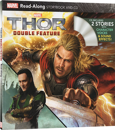 英文原版绘本 漫威复仇者联盟 Thor Double Feature Marvel 雷神 2个故事合辑有声读物 附CD