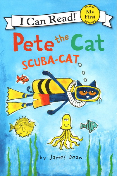 共16册 入门级14册+赠一阶段2册 皮特猫英文原版绘本 I Can Read Pete the Cat 儿童分级读物启蒙学习英文版 Pete at the Beach