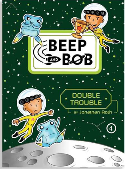 英文原版 Beep and Bob’s Astro Adventures 哔哔和波波的太空冒险 4册盒装 儿童冒险科幻小说 小学生课外读物